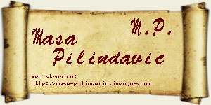 Maša Pilindavić vizit kartica